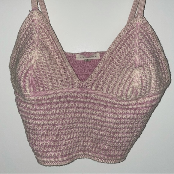 LA Hearts Coral Sweater Cami Top - Picture 2 of 4